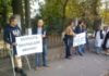 Пікет 16 вересня 2015 р. проти незаконного використання архітектурної пам’ятки національного значення