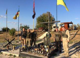 ПРЕЗИДЕНТ НАМН УКРАЇНИ В. ЦИМБАЛЮК В ЗОНІ ПРОВЕДЕННЯ ООС