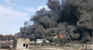 Результати вимірів в зоні пожежі у м. Василькові