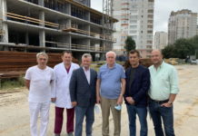 Президент НАМНУ відвідав будівництво нового корпусу ДУ «Національний інститут серцево-судинної хірургії ім. М.М.Амосова НАМН України»