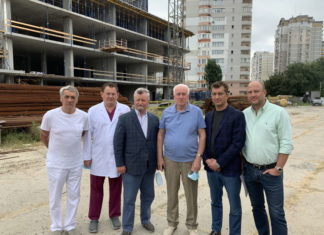 Президент НАМНУ відвідав будівництво нового корпусу ДУ «Національний інститут серцево-судинної хірургії ім. М.М.Амосова НАМН України»