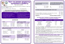 Тест на ризик розвитку цукрового діабету