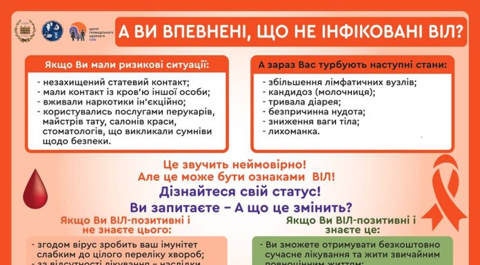 А ВИ ВПЕВНЕНІ, ЩО НЕ ІНФІКОВАНІ ВІЛ?