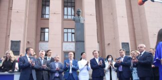 Президент НАМН України Віталій Цимбалюк взяв участь в урочистих зборах з нагоди посвяти першокурсників у студенти НМУ ім. Богомольця