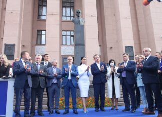 Президент НАМН України Віталій Цимбалюк взяв участь в урочистих зборах з нагоди посвяти першокурсників у студенти НМУ ім. Богомольця