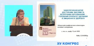Участь фахівців ДУ «Інститут громадського здоров’я ім. О.М. Марзєєва НАМНУ» в ХV Конгресі педіатрів України