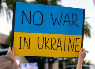 Війна в Україні: вираз підтримки від Тілбурського університету. Нідерланди. War in Ukraine: expression of support