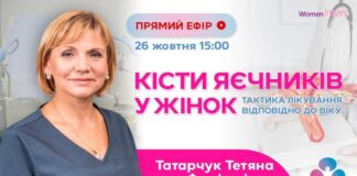 Кісти яєчників у жінок. Тактика лікування відповідно до віку