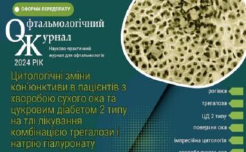 Цитологічні зміни конʼюнктиви в пацієнтів з хворобою сухого ока та цукровим діабетом 2 типу на тлі лікування комбінацією трегалози і натрію гіалуронату
