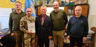 Зустріч Президента НАМН України та Героя України, полковника медичної служби ЗСУ Віктора Івчука