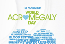 1 листопада – день поширення інформації про АКРОМЕГАЛІЮ