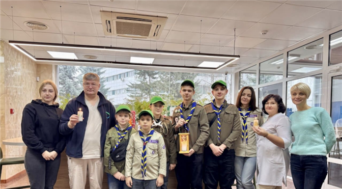 Вифлеємський вогонь миру у ДУ «Національний науковий центр хірургії та трансплантології імені О.О. Шалімова НАМН України»