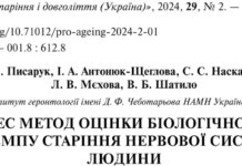 Розроблено експрес метод оцінки біологічного віку та темпу старіння нервової системи