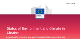 Підготовлено та опубліковано EU JRC технічний звіт «Стан довкілля таклімату в Україні»