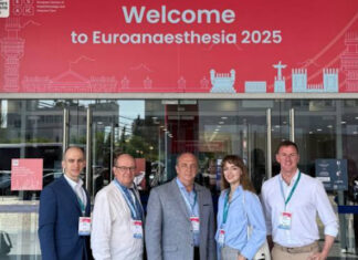 ДелегаціяДУ «Національний інститут серцево-судинної хірургії ім. М.М. Амосова НАМН України» на Euroanaesthesia 2025