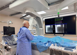 Емболізація правої гілки ворітної вени