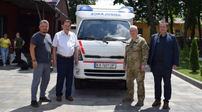 Реанімобіль для військових медиків — підтримка від Національної академії медичних наук України