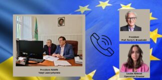 Президент НАМН України провів зустріч з керівництвом Federation of European Academies of Medicine
