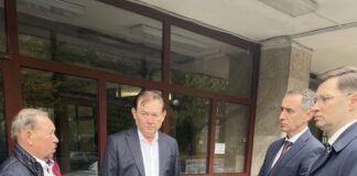 Президент НАМН України разом із Міністром охорони здоров’я провели огляд постраждалих корпусів Інститут кардіології ім. академіка М.Д. Стражеска