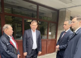 Президент НАМН України разом із Міністром охорони здоров’я провели огляд постраждалих корпусів Інститут кардіології ім. академіка М.Д. Стражеска