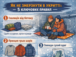 Як не змерзнути в укритті: 5 ключових правил безпеки в холодну пору року