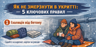 Як не змерзнути в укритті: 5 ключових правил безпеки в холодну пору року